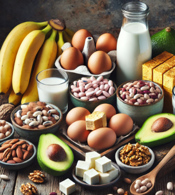 단백질이 풍부한 음식 사진