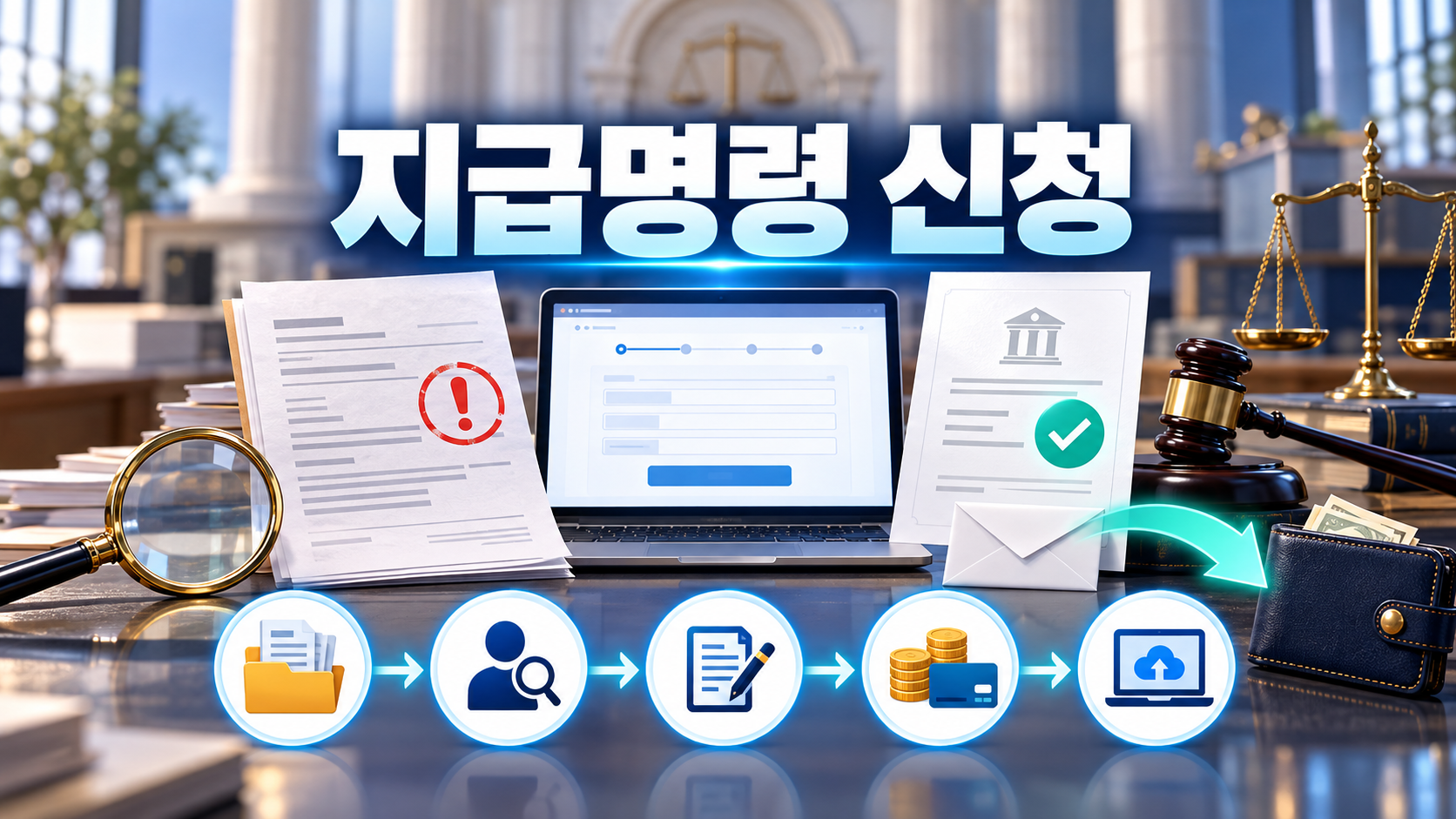 소송비용 1/10로 떼인 돈 받는 법: 나홀로 지급명령 신청 및 인지대 계산법