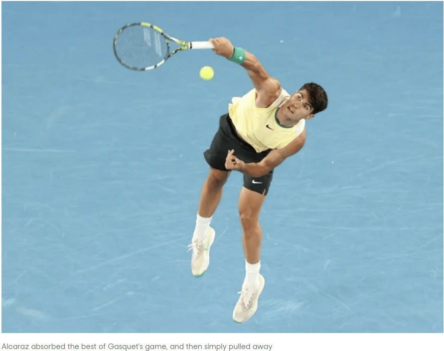 2024 호주 오픈 테니스대회 1라운드 경기결과 2라운드 대진표