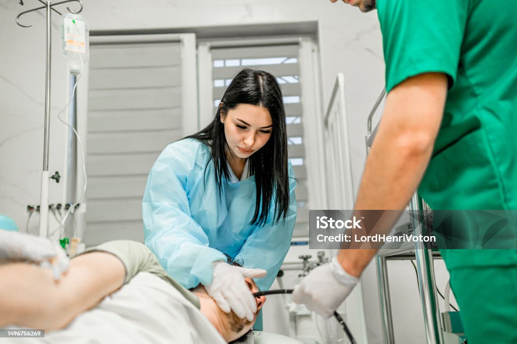 소화기내과 위내시경 검사 장면