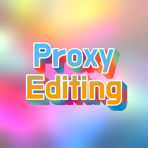 프록시 편집(Proxy Editing)