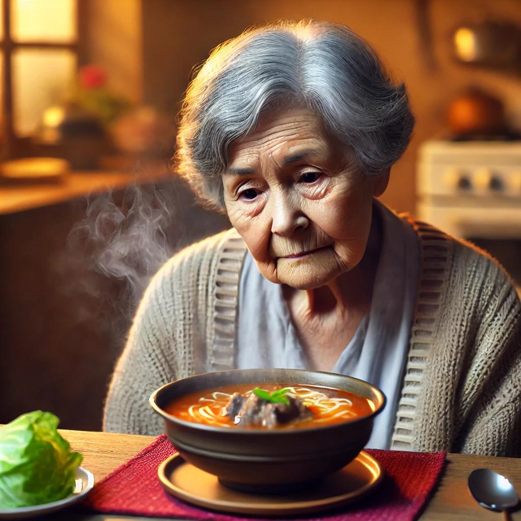 치매 할머니 곰탕