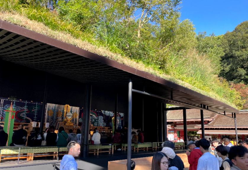 다자이후 천만궁 옥상녹화지붕