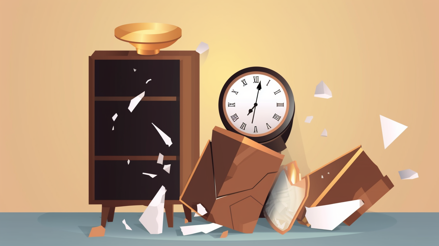 망가진 물건을 방치하지 않는다