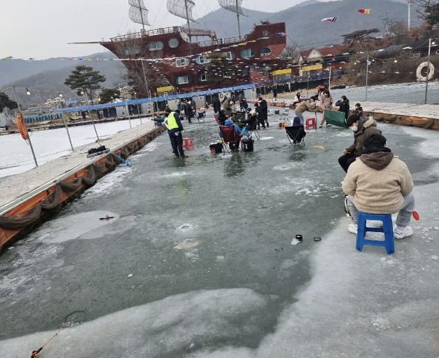 빙어낚시 사진