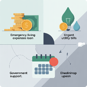 정부지원 소액 생계비 긴급 대출 이미지