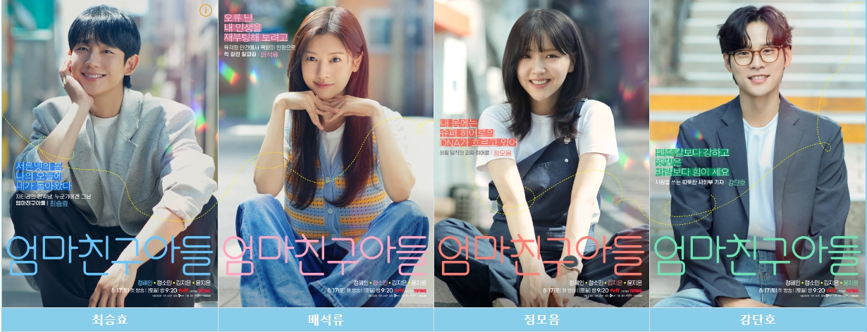 엄마친구아들 등장인물