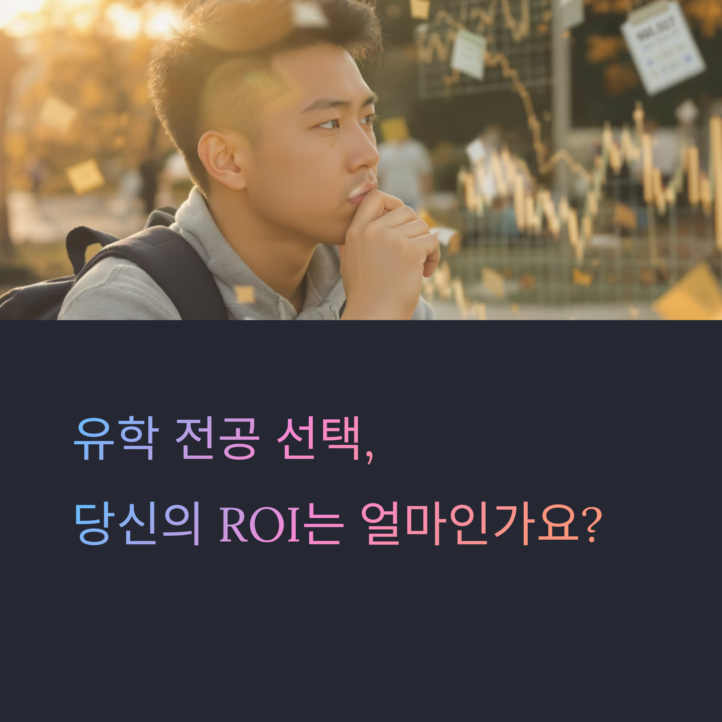 유학비 아깝지 않은 전공은 따로 있다! ROI 최고 유학 전공 TOP 5