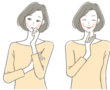 중년 여성 일러스트