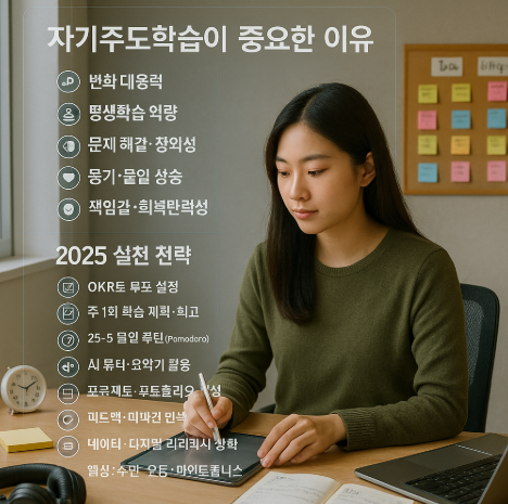 자기주도학습이 중요한 이유와 2025년 실천 전략