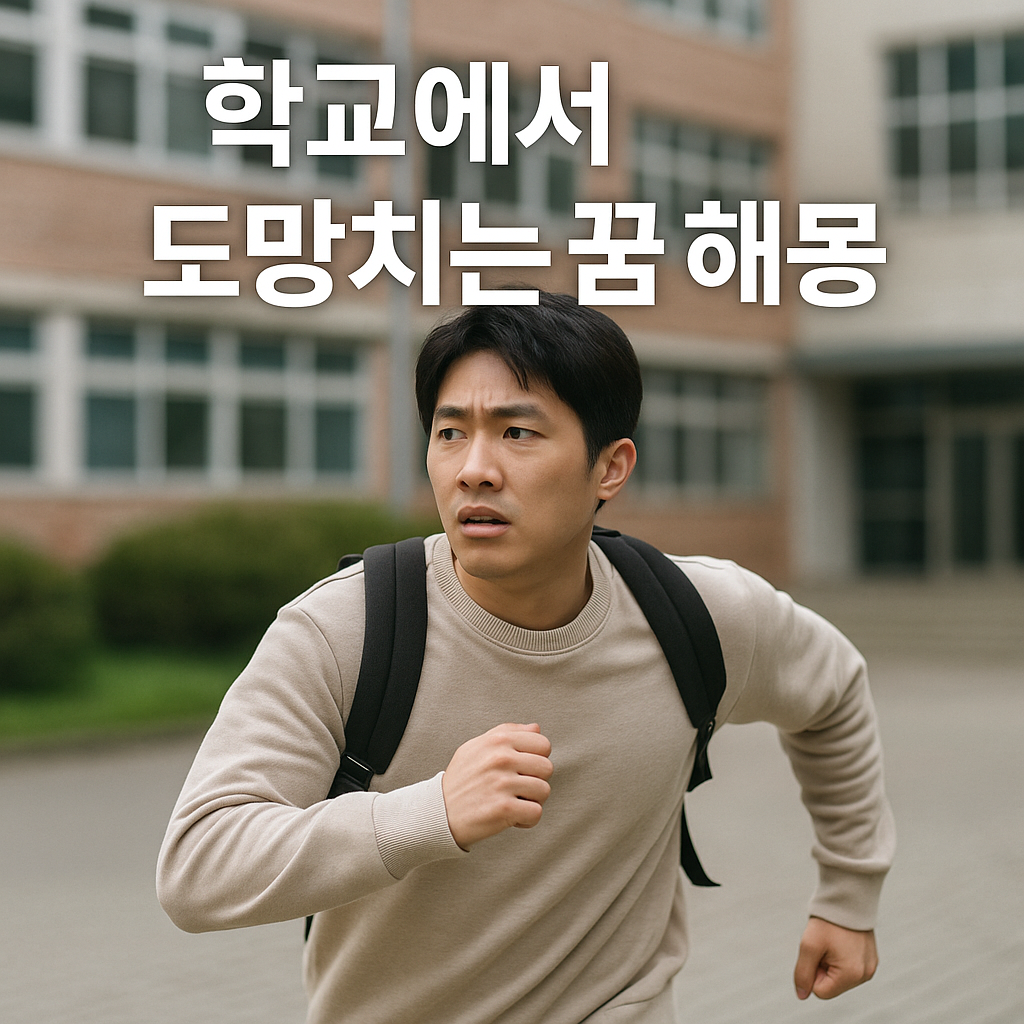 학교에서 도망치는 꿈