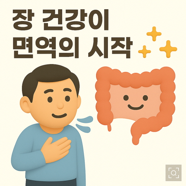 장 건강이 면역의 시작 입니다/gpt