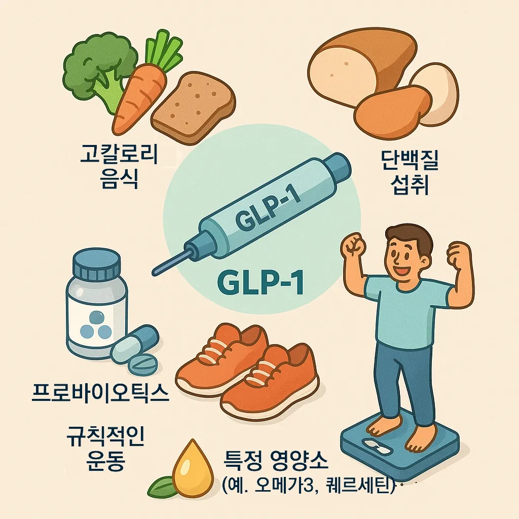 GLP-1 호르몬 촉진 방법