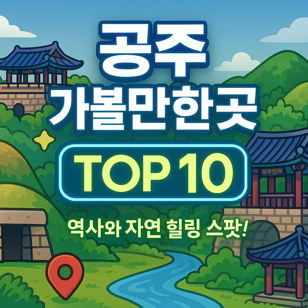 공주 가볼만한곳 베스트10