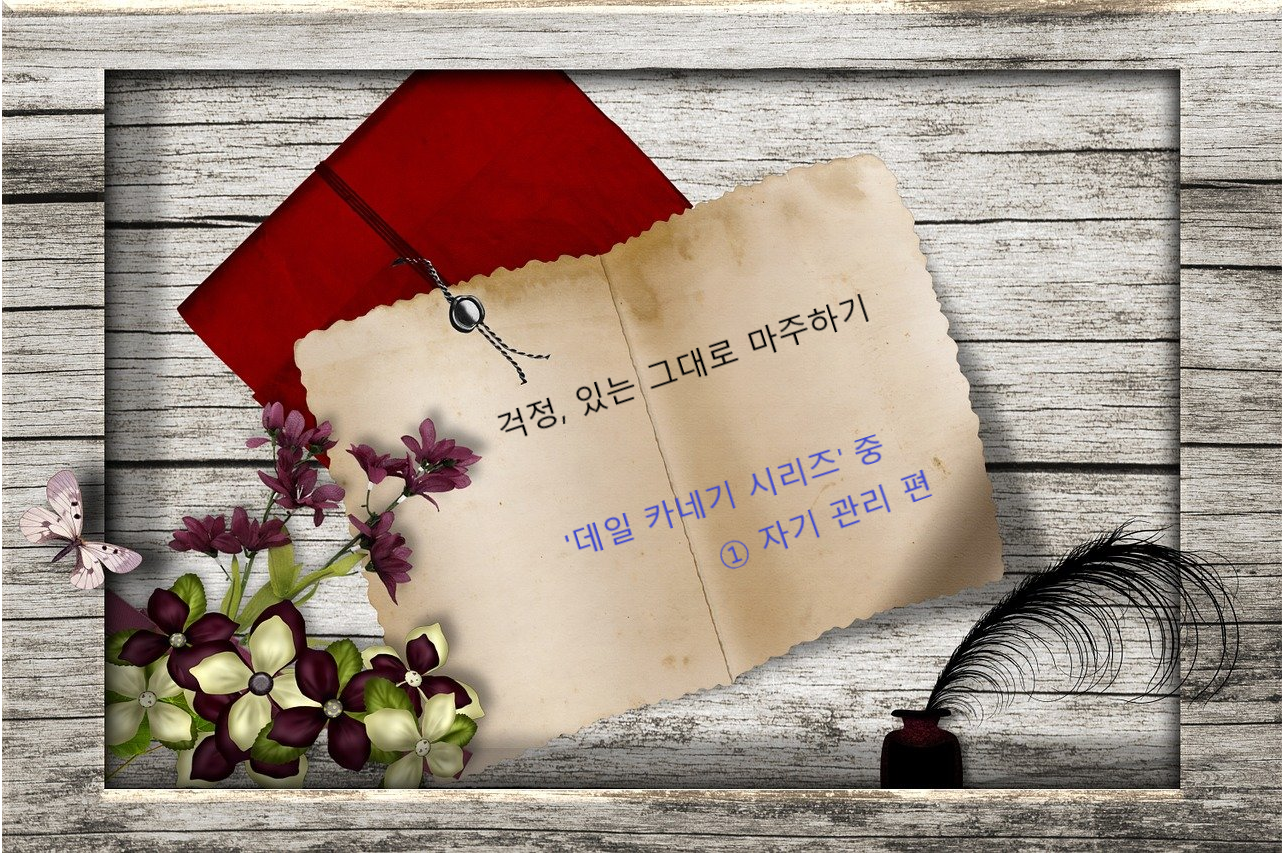 걱정, 데일 카네기, 자기 관리 관련 이미지