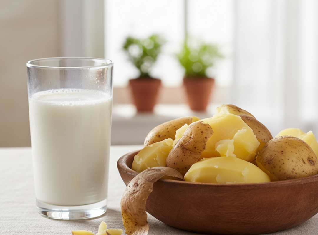 음식궁합(탄수화물+단백질)ㅣ감자와 우유의 음식 궁합 — 포근함 속의 부드러운 균형