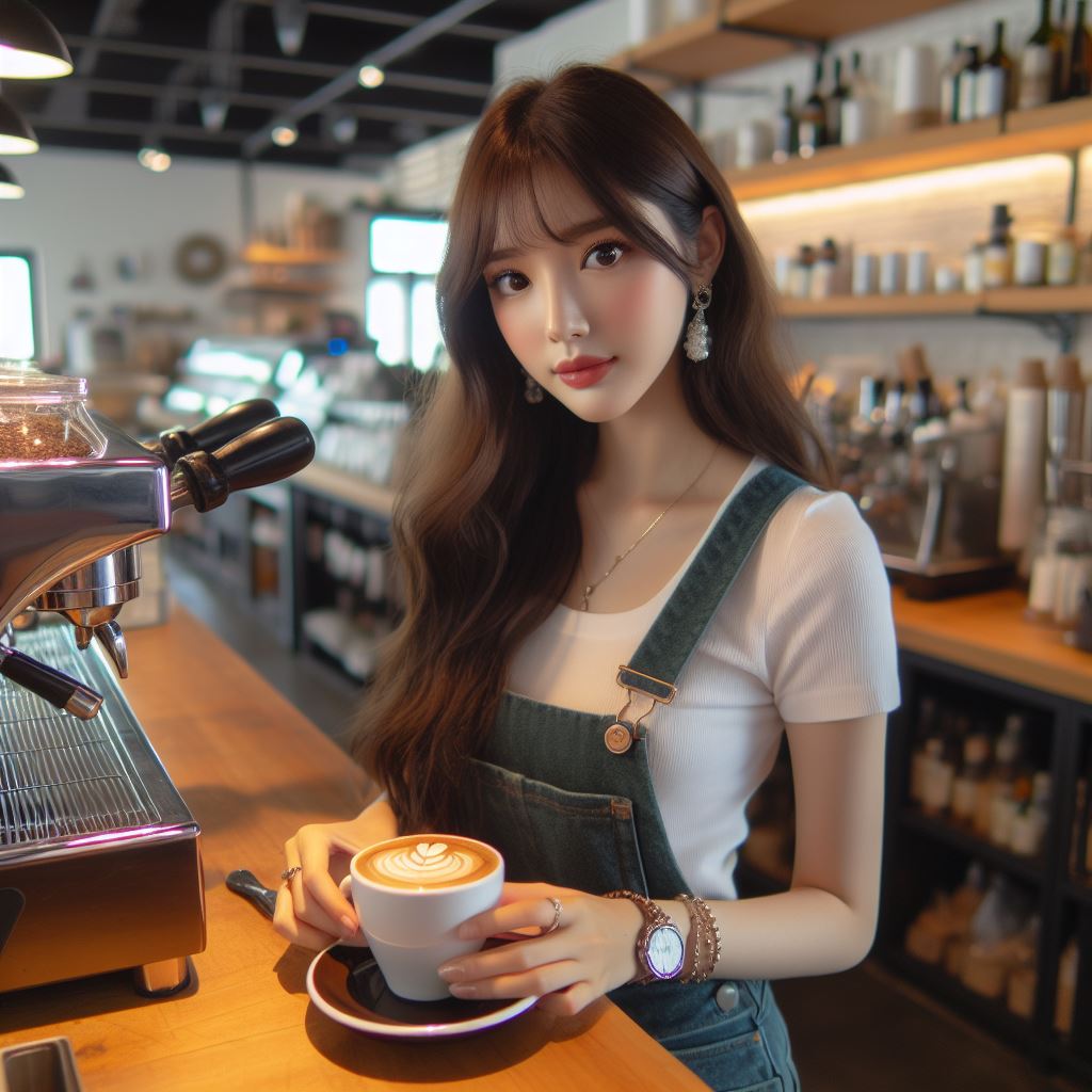 커피숍에서 일하기