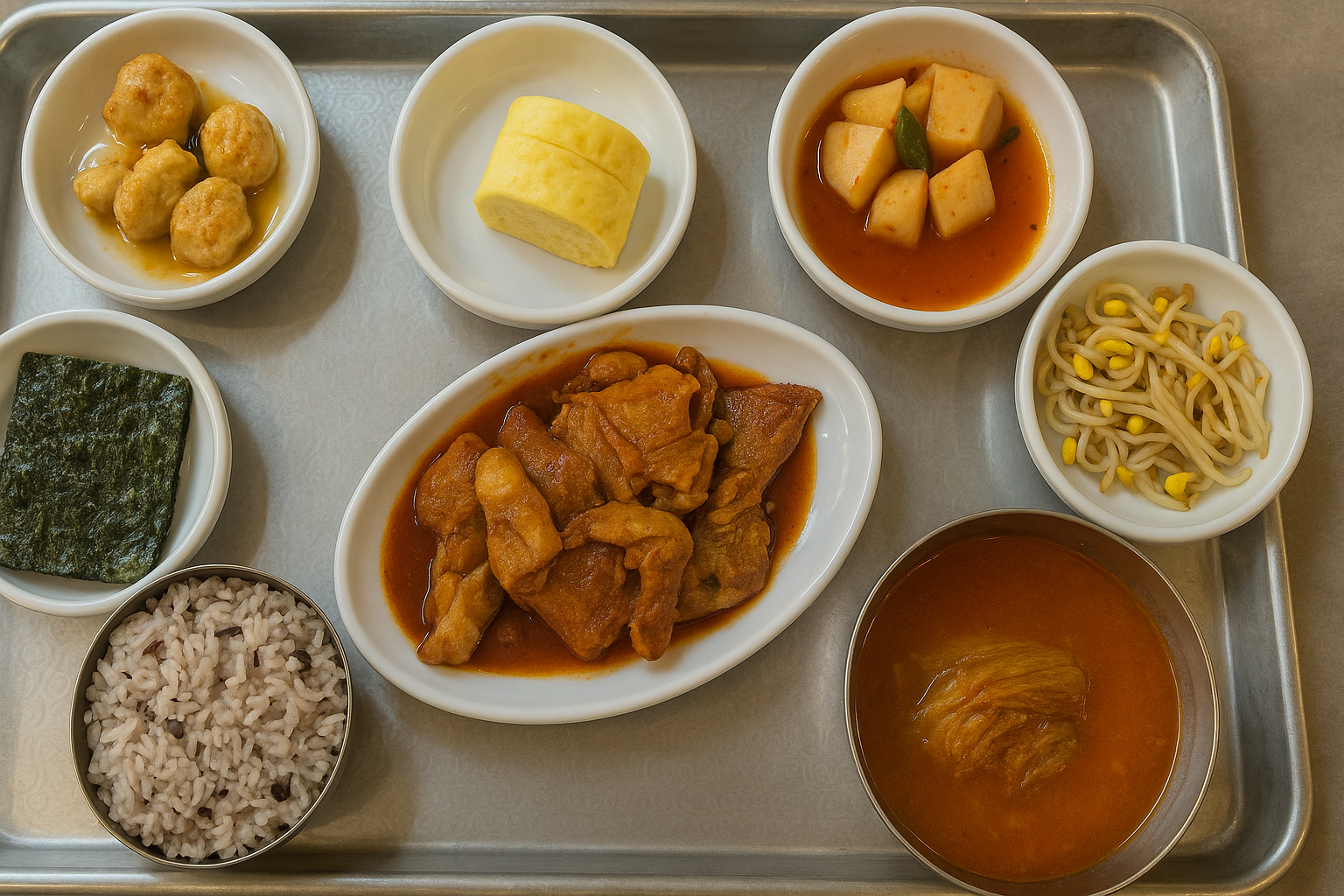 공덕 김치찌개 &times; 제육볶음