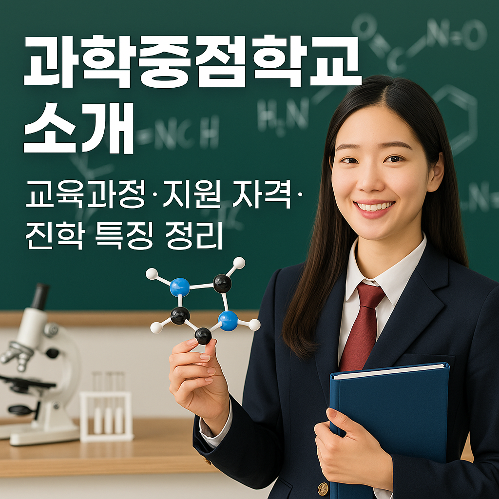 [2025년 최신] 과학중점학교 소개｜교육과정·지원 자격·진학 특징 완전 정리