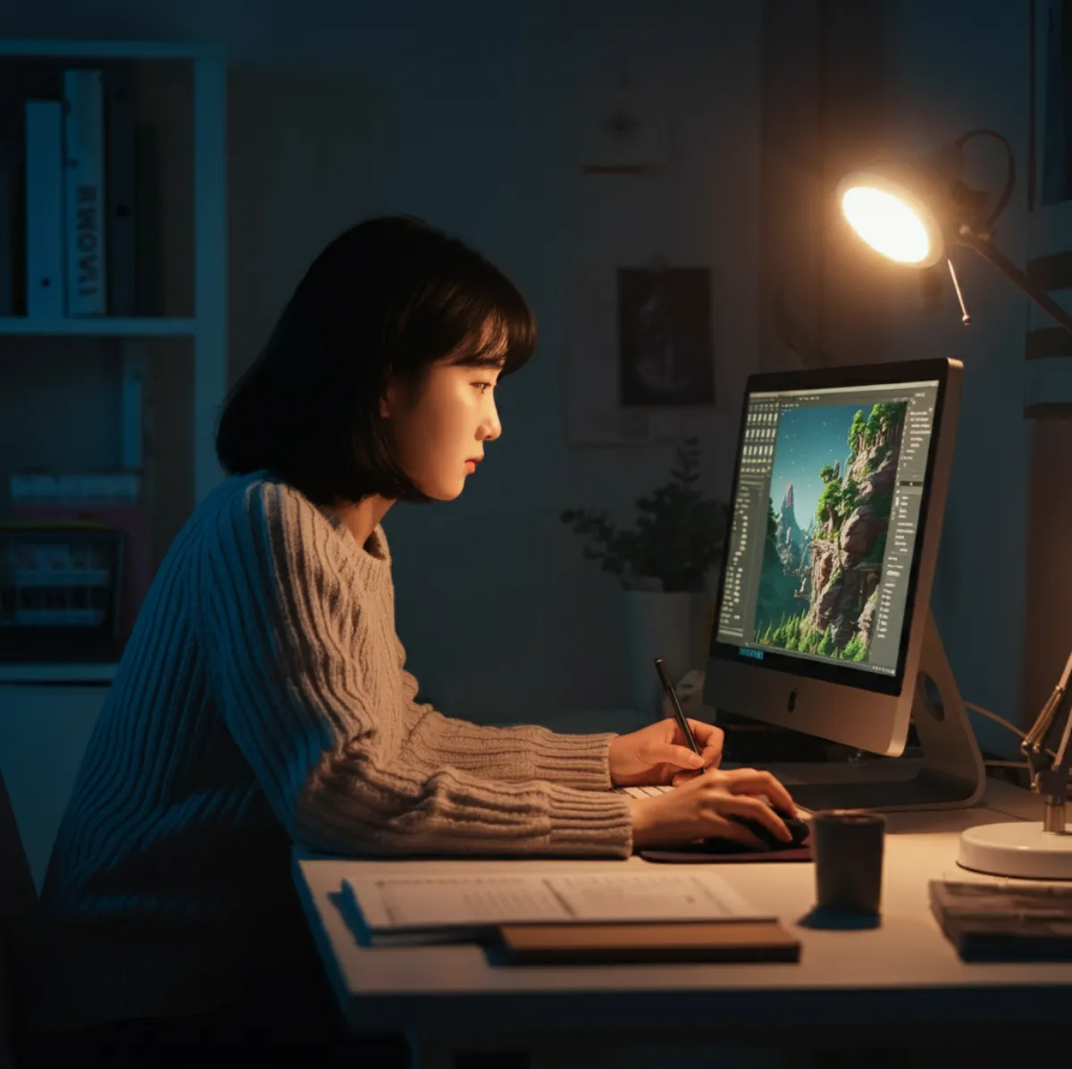 포토샵-자격증-공부하는-한국여자11