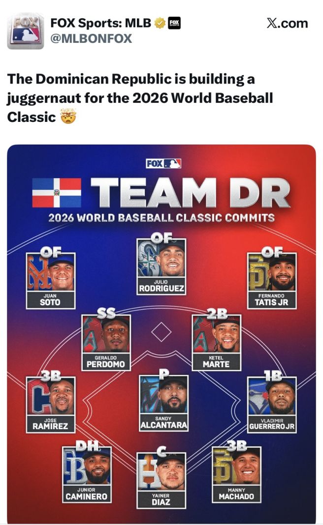 도미니카공화국 예상 라인업