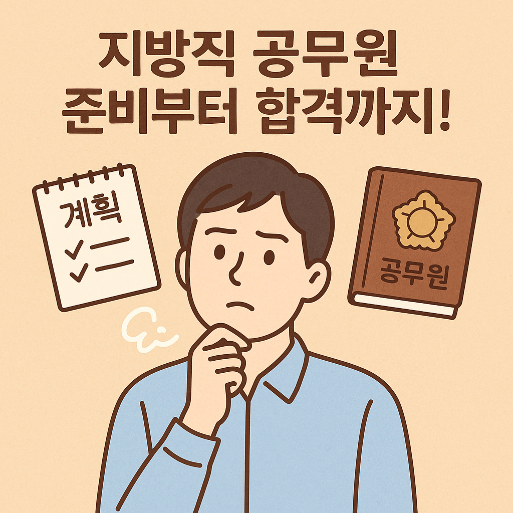 지방직 공무원 시험 준비 필기 면접 전략