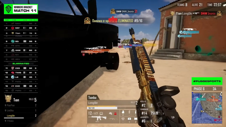 돌파를 시도한 텐바와 치열한 승부끝에 다나와는 9위로 매치를 마무리하게 됩니다