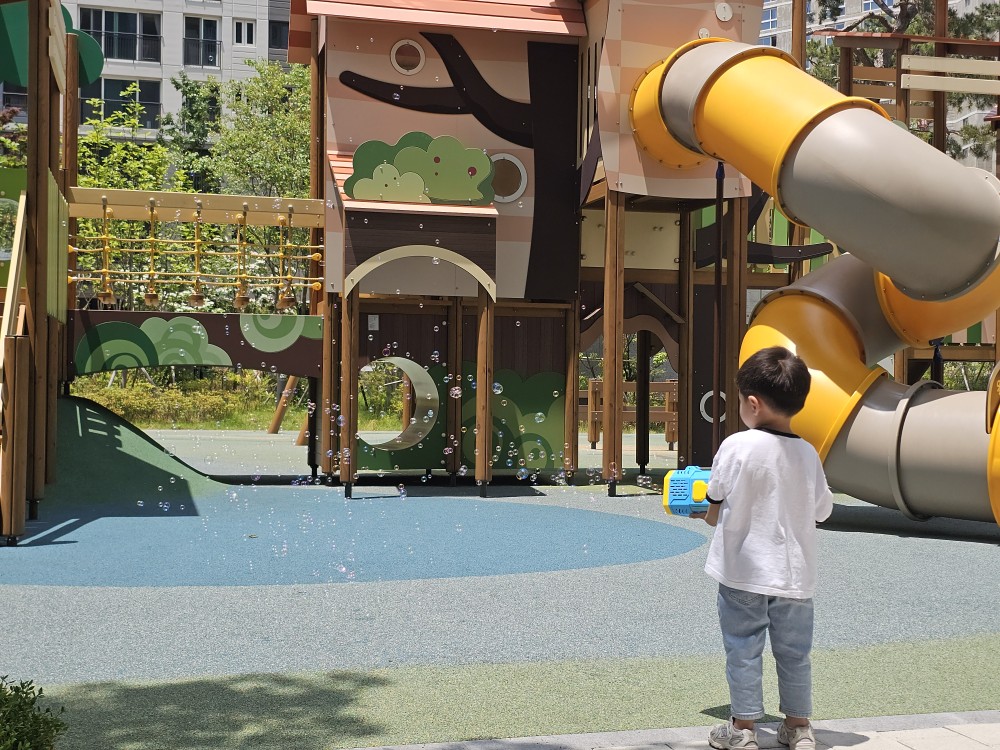 흔한남매 버블건 레이저버블비2 으뜸 대형 자동버블건