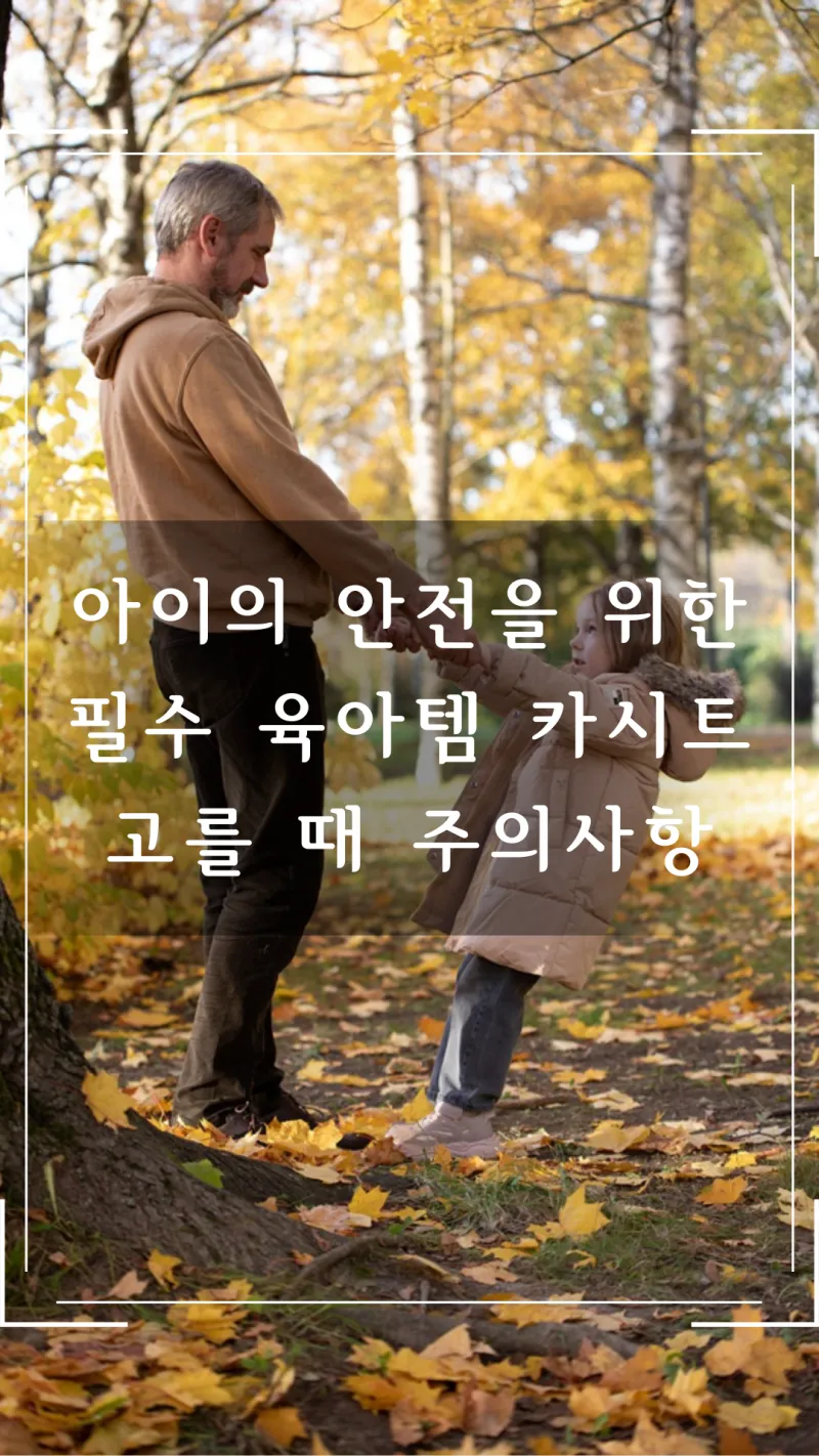 육아템 카시트 고를 때 주의사항