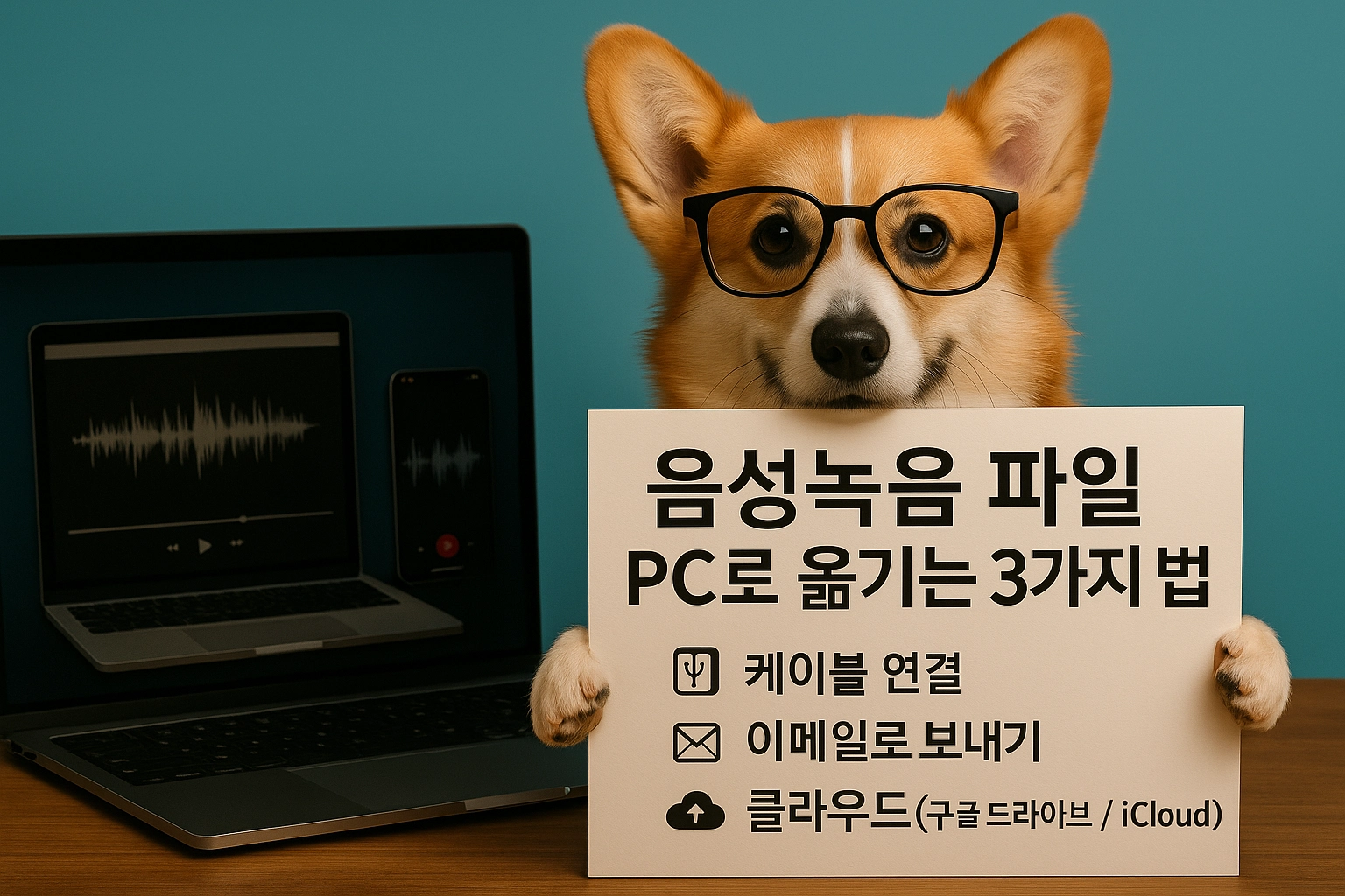 음성녹음 파일 PC로 옮기는 3가지 방법, 케이블부터 클라우드까지 정리