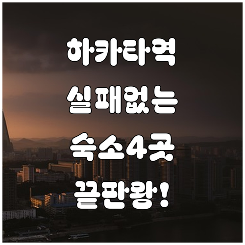 후쿠오카 하카타역 근처 숙소 추천 4..