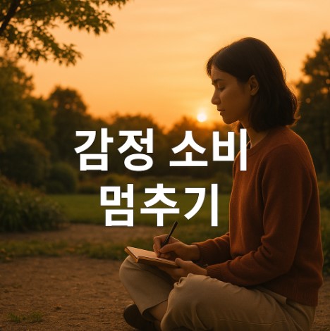 감정 소비 줄이기(일기쓰기, 경계 설정, 루틴 만들기)