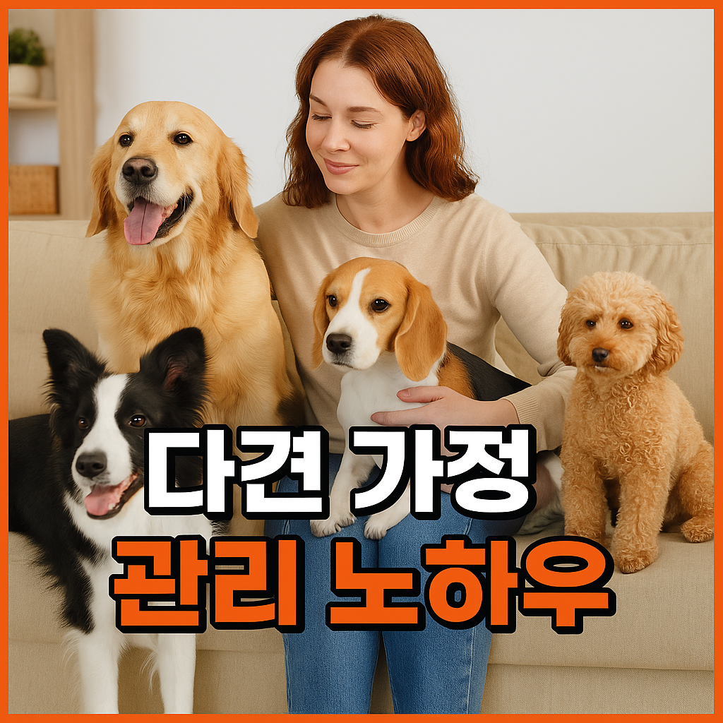 다견 가정 관리 노하우