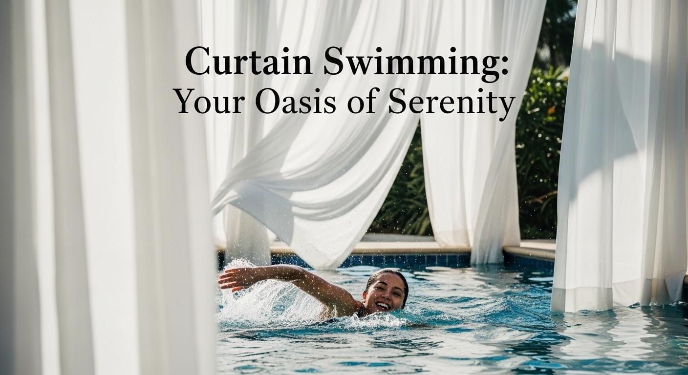 커튼 수영