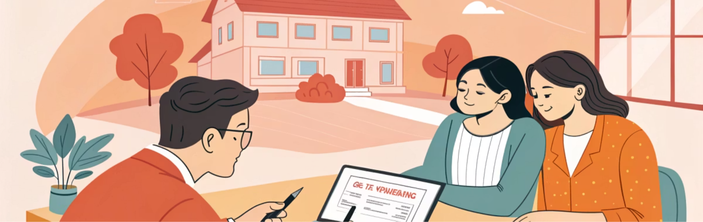 부동산 담보 투자를 표현한 이미지