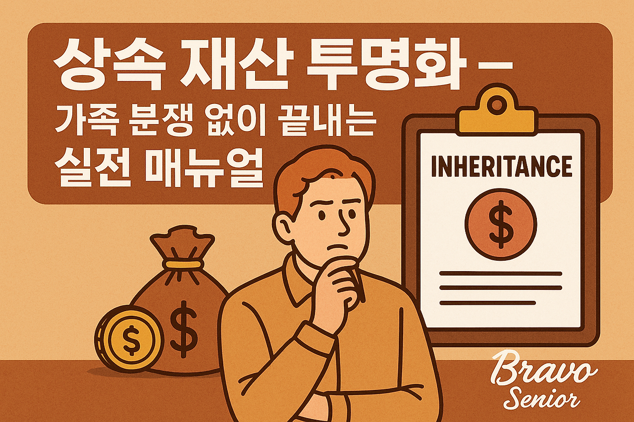 상속세를 고민하는 시니어