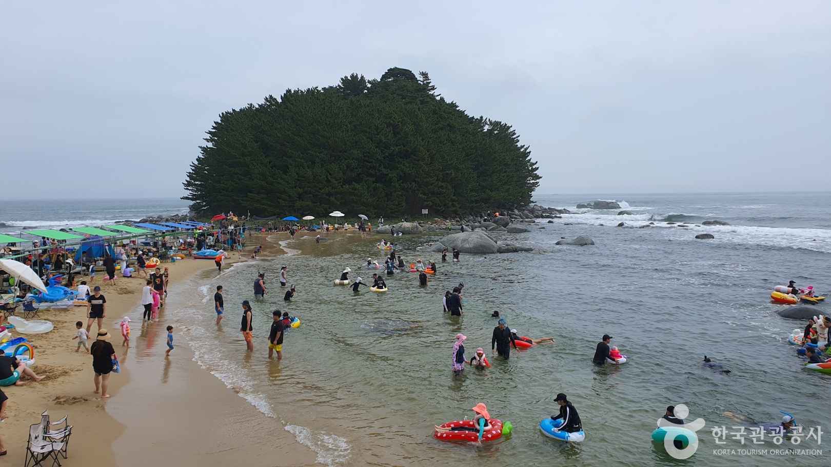 고성 마차진 해수욕장