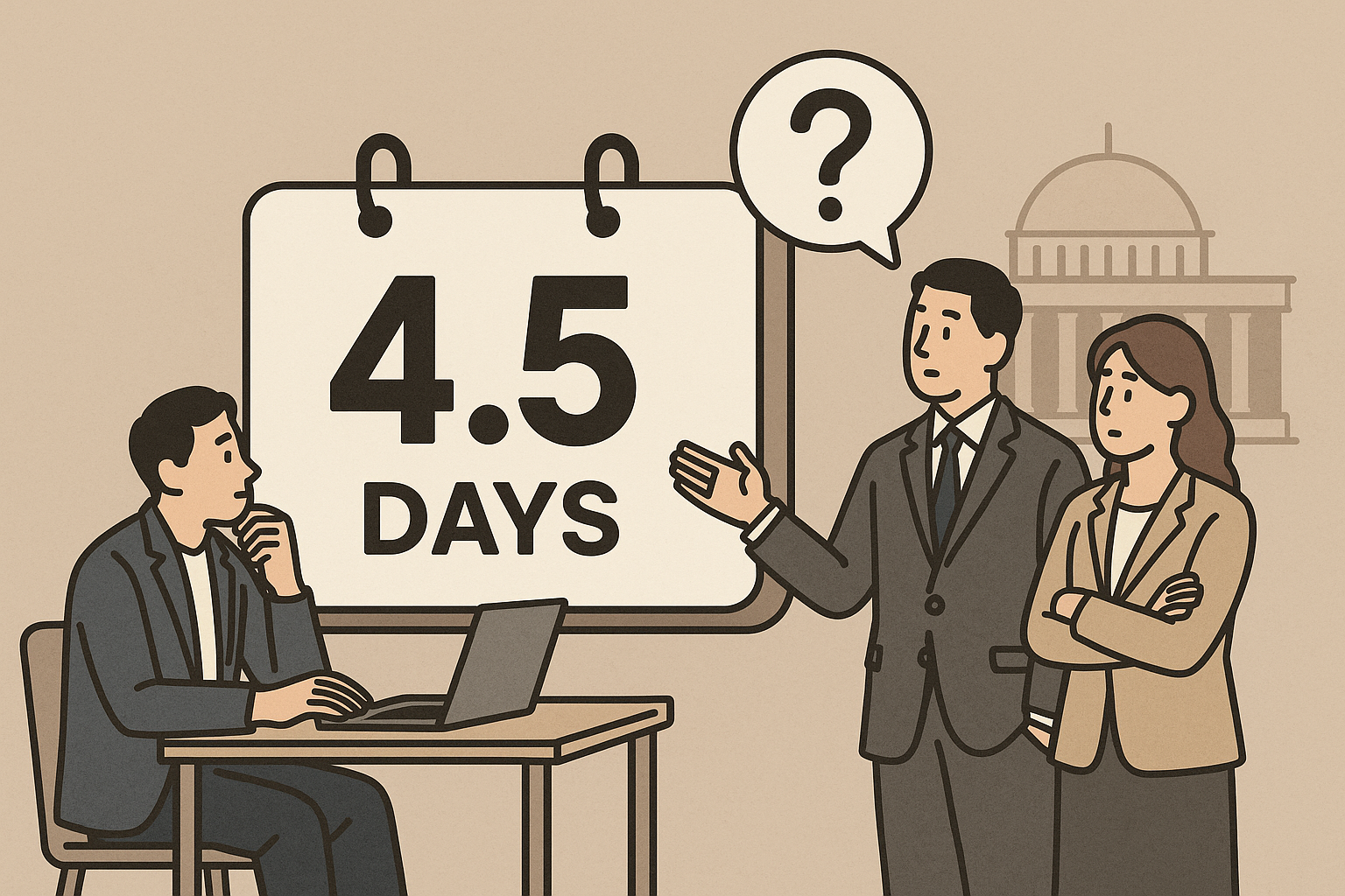 주 4.5일제 도입, 언제부터 가능할까 정부 논의 현황과 쟁점 정리 관련 사진