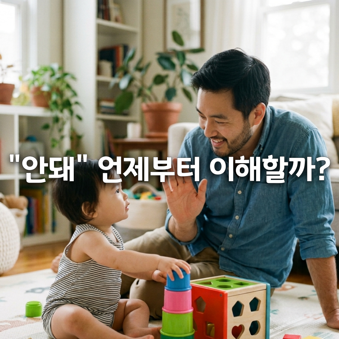 아기는 안 돼를 언제부터 알아들을까 돌 전 아기 말 이해 시기