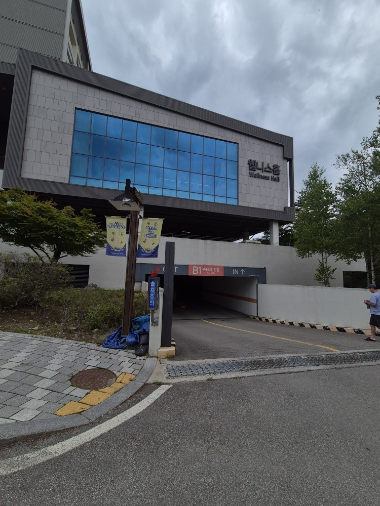 웰니스홀 주차장