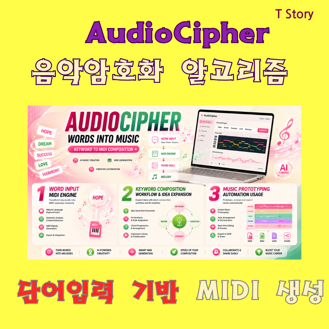 AudioCipher 음악암호화 알고리즘