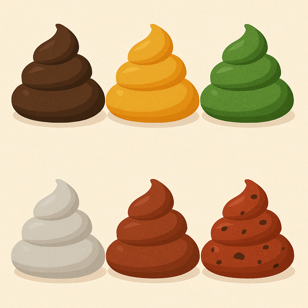 다양한 색상을 나타내는 변의 모습 이미지