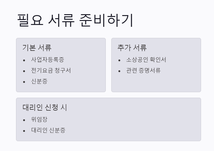 소상공인 전기요금 감면신청&amp;#44; 1분만에 끝내는 초간단 방법