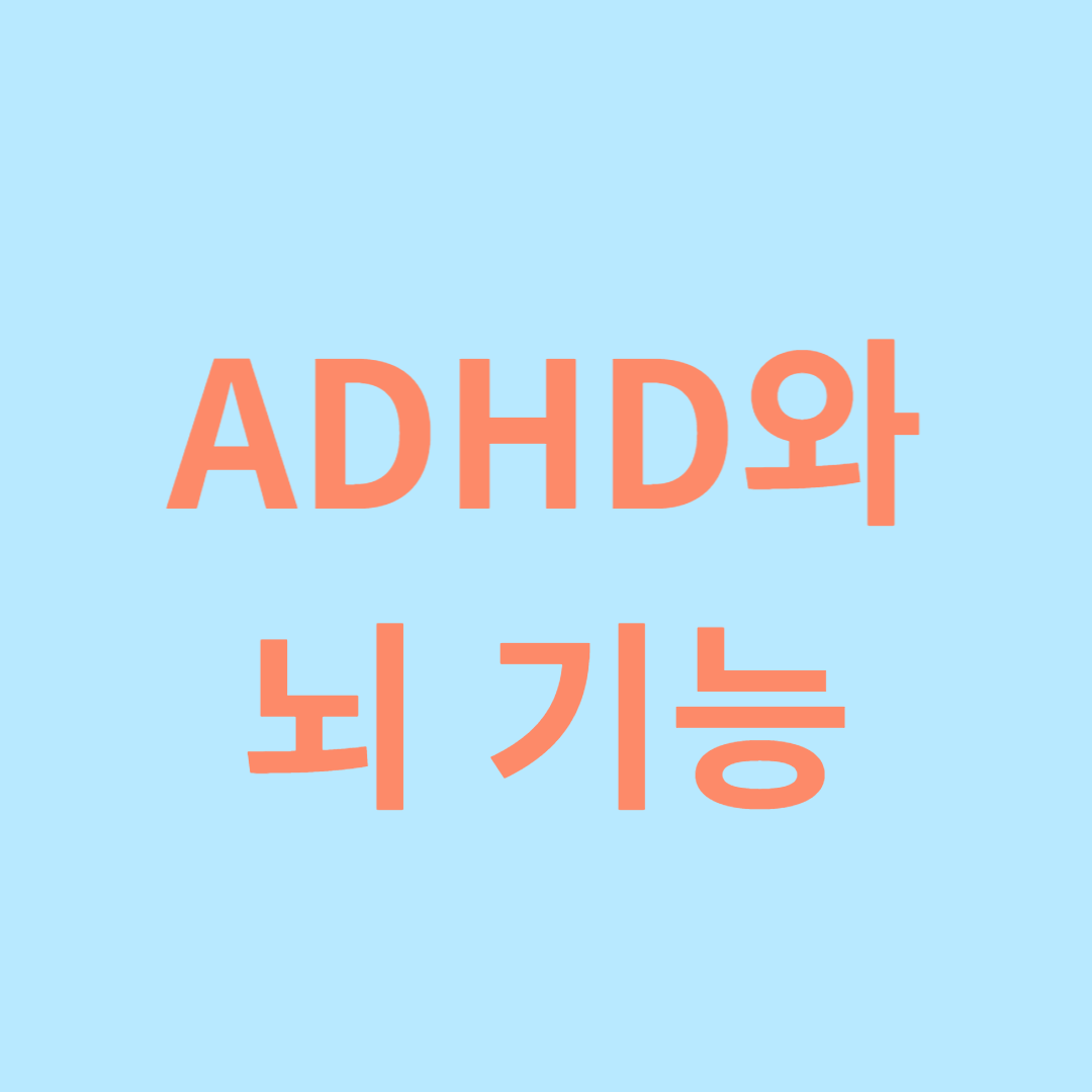 주의력 결핍 장애(ADHD)와 뇌 기능