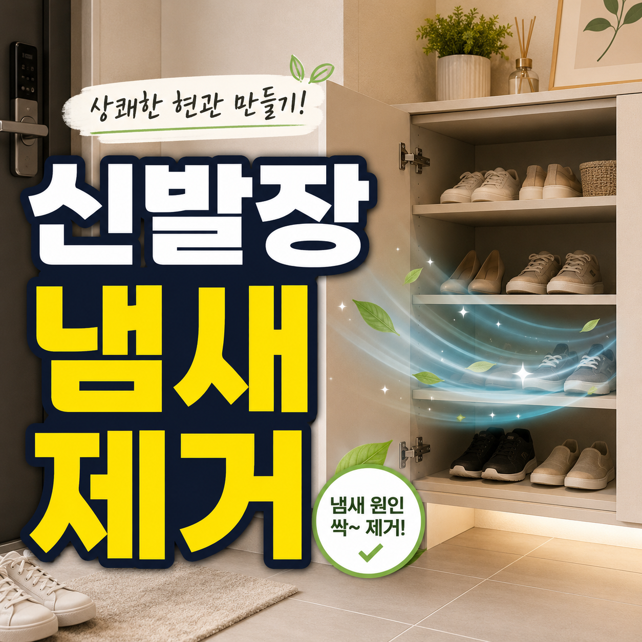 신발장 냄새 제거