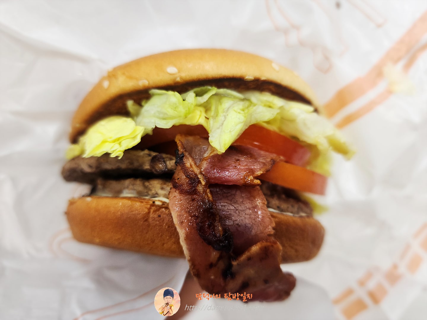 진주 고추 크림치즈 버거