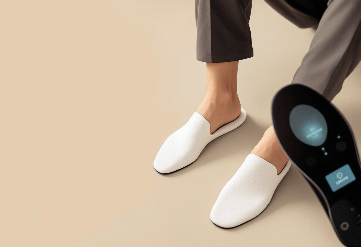 gps 들어있는 신발