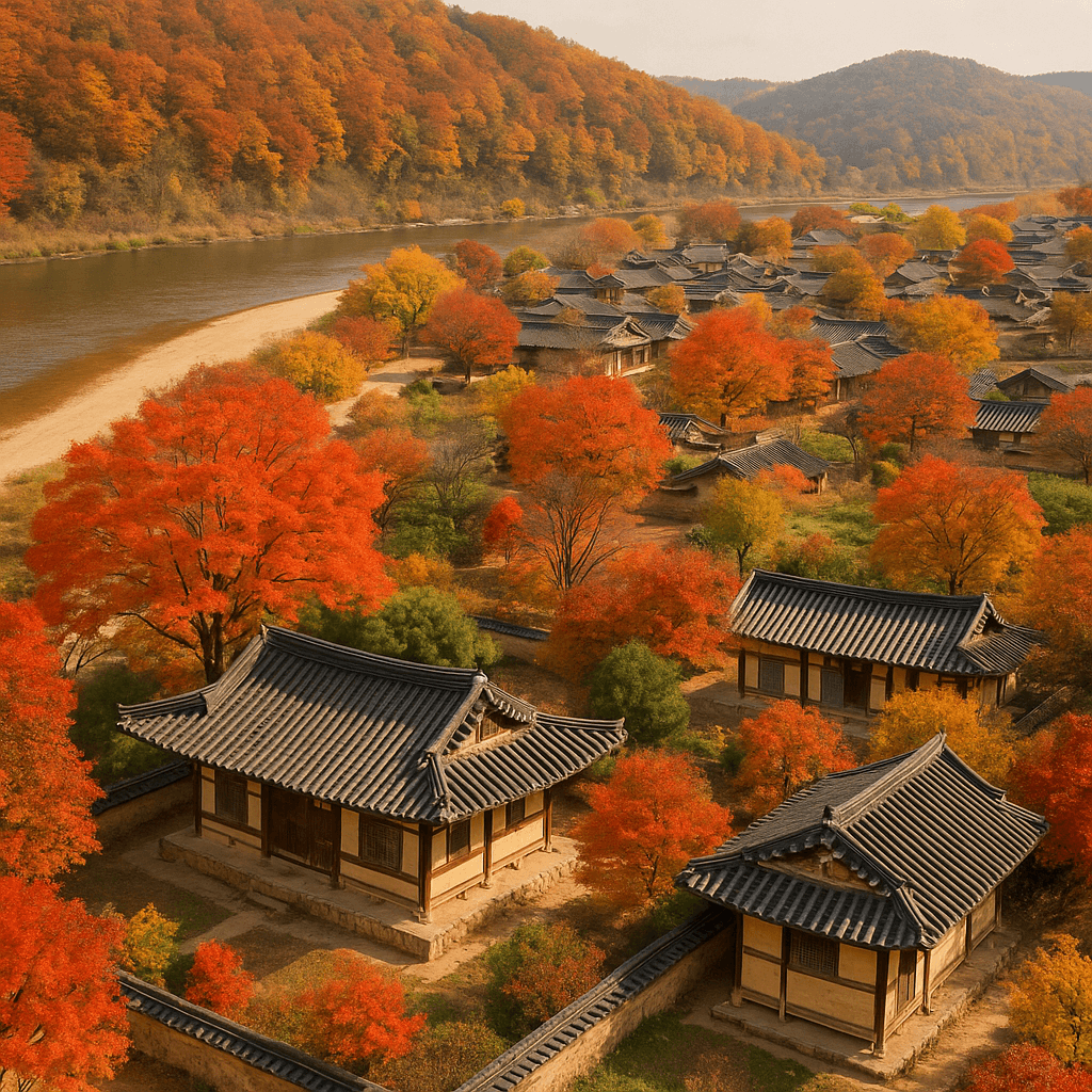 10월 안동 하회마을에서 즐기는 전통과 단풍의 가을 여행