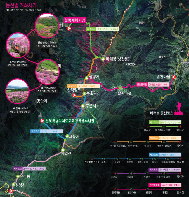 바래봉 등산코스