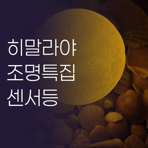 히말라야 솔트램프부터 센서등까지 베스..